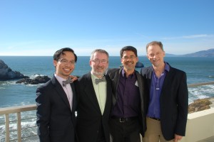 With Stuart and John at the Cliff House, September 28,2013. © Levi Smith Photography